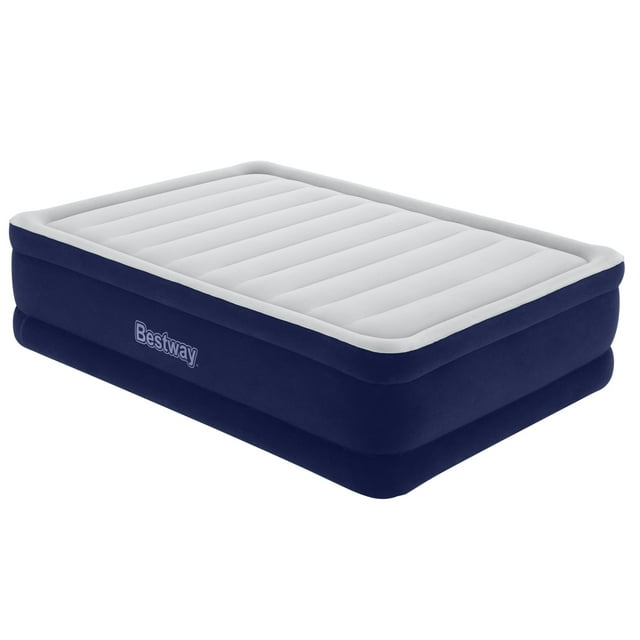 Bestway Tritech Air Mattress Queen 22 in. with Built-in AC Pump and Antimicrobial Coating