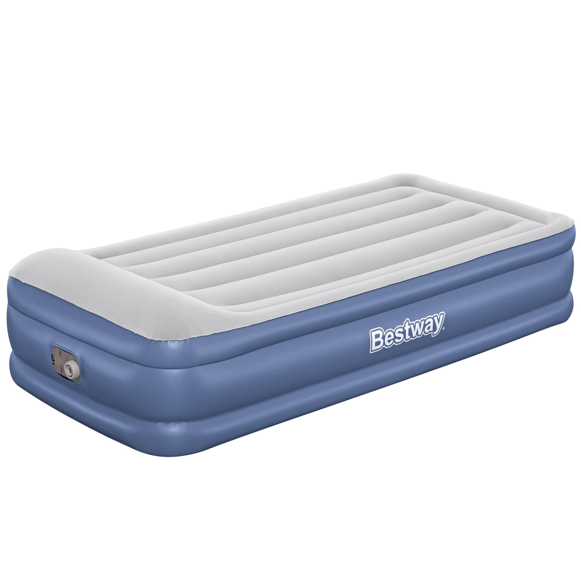 Bestway Tritech Air Mattress Twin 18” with Builtin AC Pump and