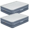 thumbnail image 1 of Bestway Tritech Airbed, Queen-Sized 20" Mattress with Built-In AC Pump, 2 Pack, 1 of 13