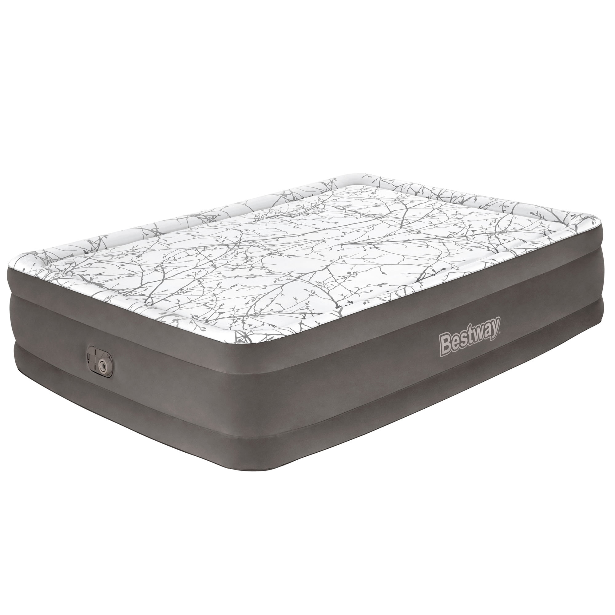 Bestway Tritech Cushify Top Air Mattress Queen 18” with Builtin AC