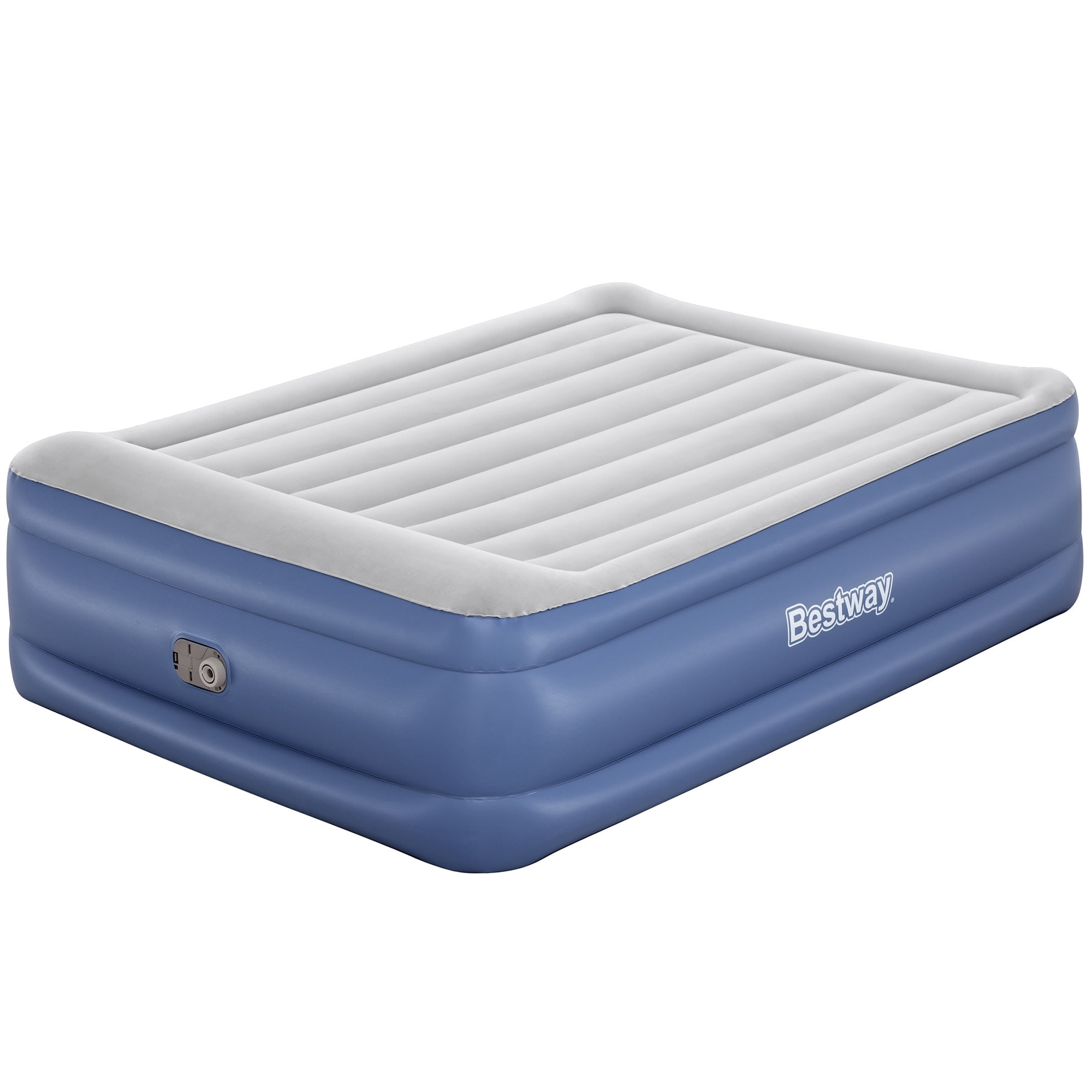 Bestway Tritech Queen 22" Air Mattress Builtin AC Pump, Auto