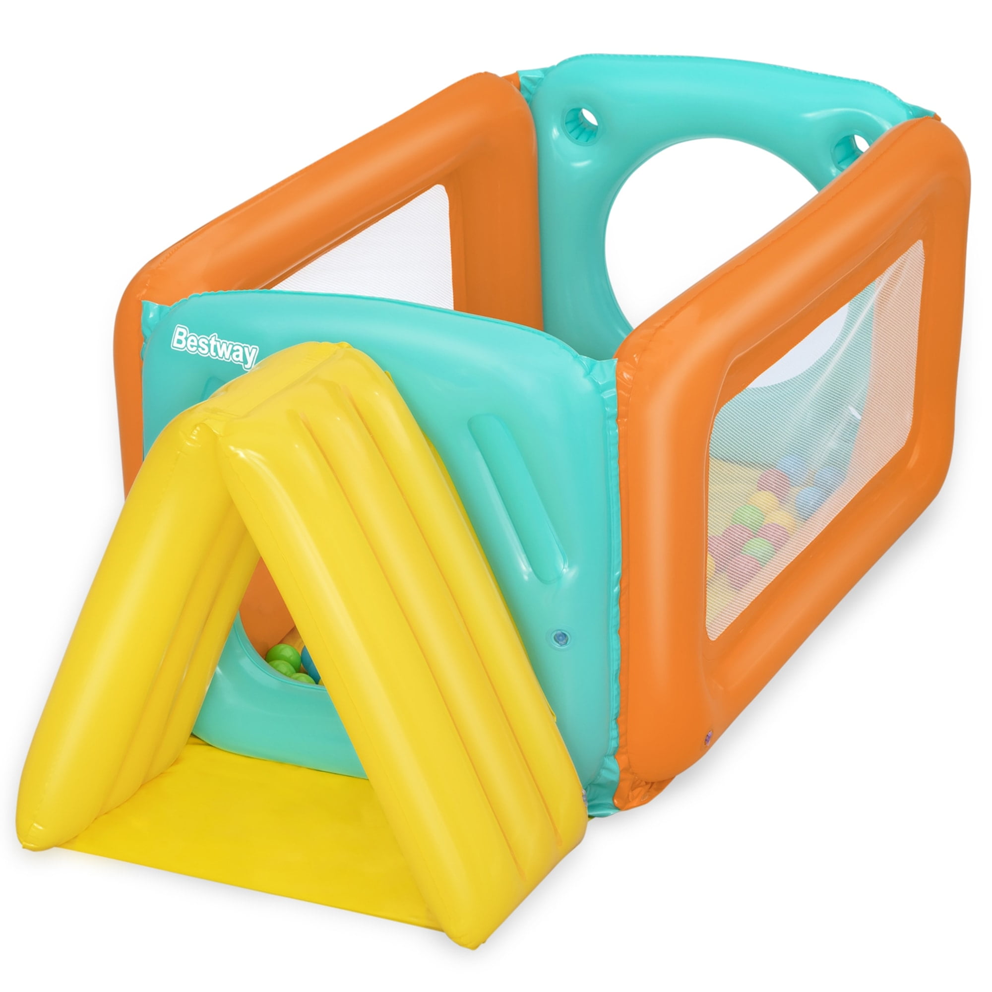 Colorful Inflatable Tunnel Ball Pit with Play Balls