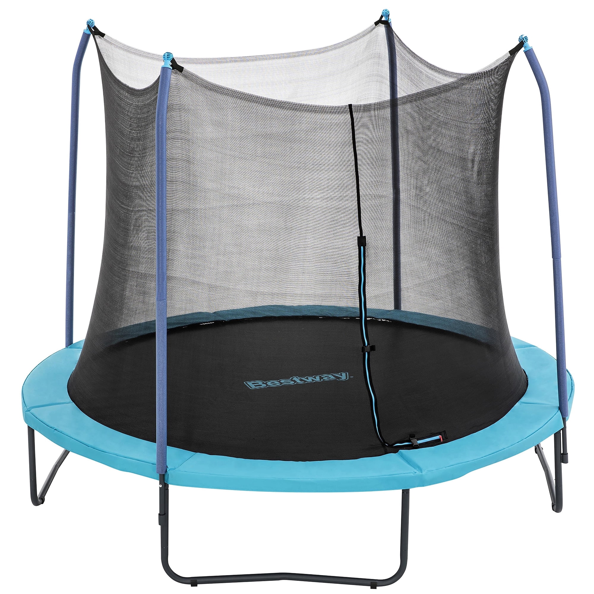 Bestway Xtreme Air 10 ft Trampoline for Kids & Adults, No-Gap Enclosure, Foam-Padded Poles