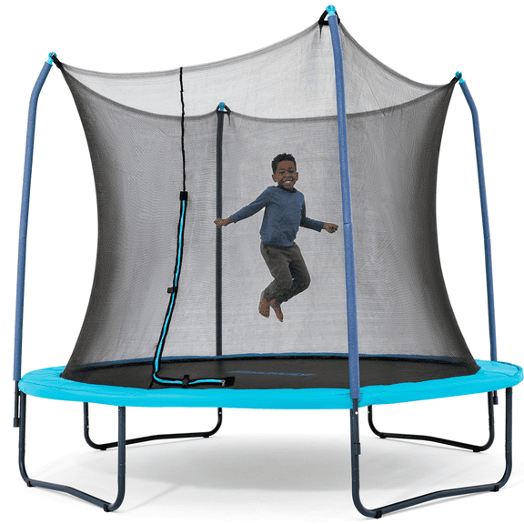 Bestway Xtreme Air 10 ft Trampoline for Kids & Adults, No-Gap Enclosure, Foam-Padded Poles