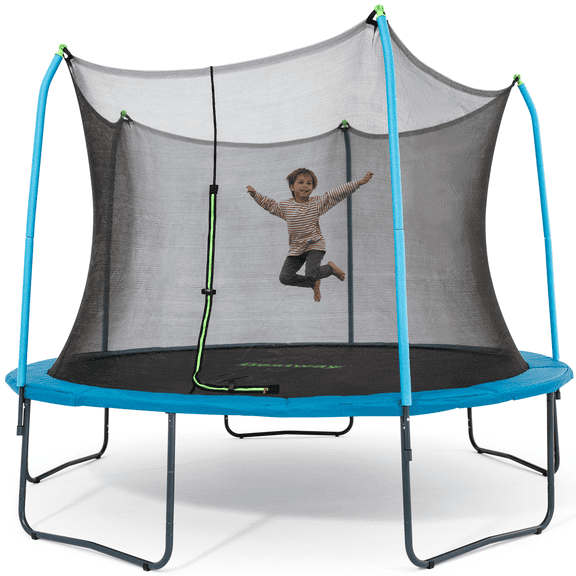 Bestway Xtreme Air 12 ft Trampoline for Kids & Adults, No-Gap Enclosure, Foam-Padded Poles