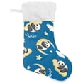 Bestwell 1 Pack Cute Panda Christmas Stockings 17.7 Inch Gift Holders