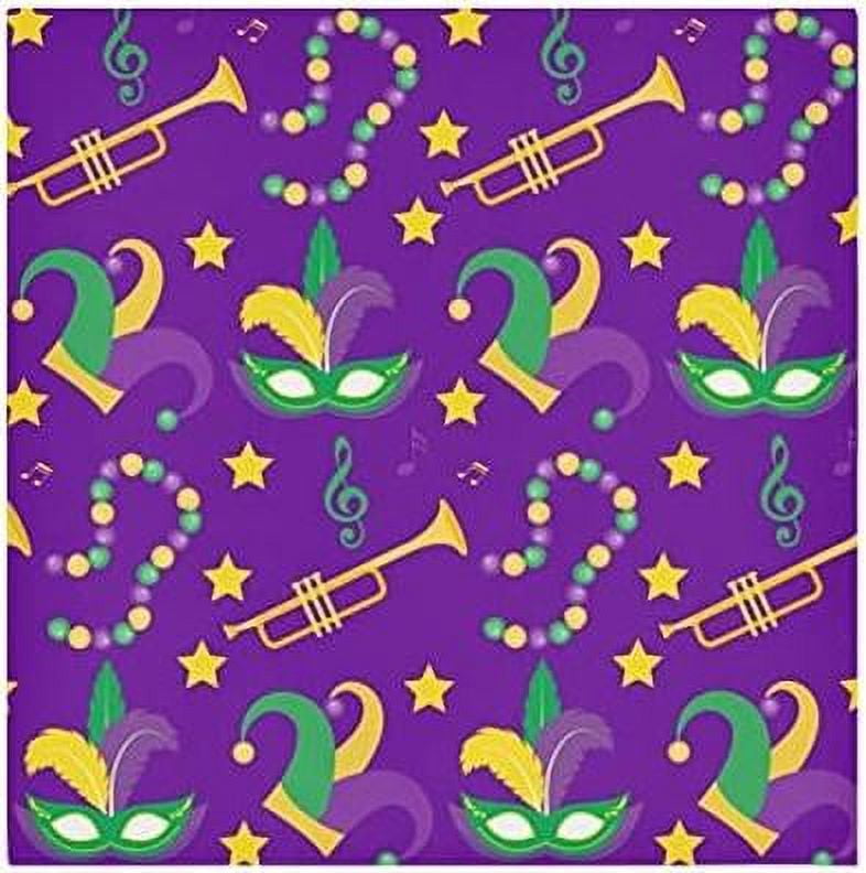mardi gras table cloth