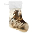 Bestwell 2 Pack Chestnut Horse Christmas Stockings 17.7 Inch Gift