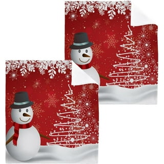 Christmas Hand Towels black And White Checkered Snowman - Temu