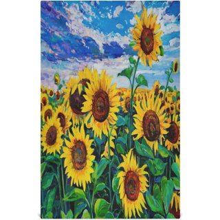 Sunflower Field Kitchen Tea Towel