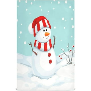 susiyo Christmas Santa Claus Snowman Wash Cloths 6 Pcs Small  Cotton Wash Towels for Kitchen Bathroom : Home & Kitchen