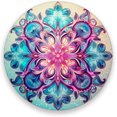 Bestwell Beautiful Mandala Flower Coasters Absorbent Moisture NonSlip