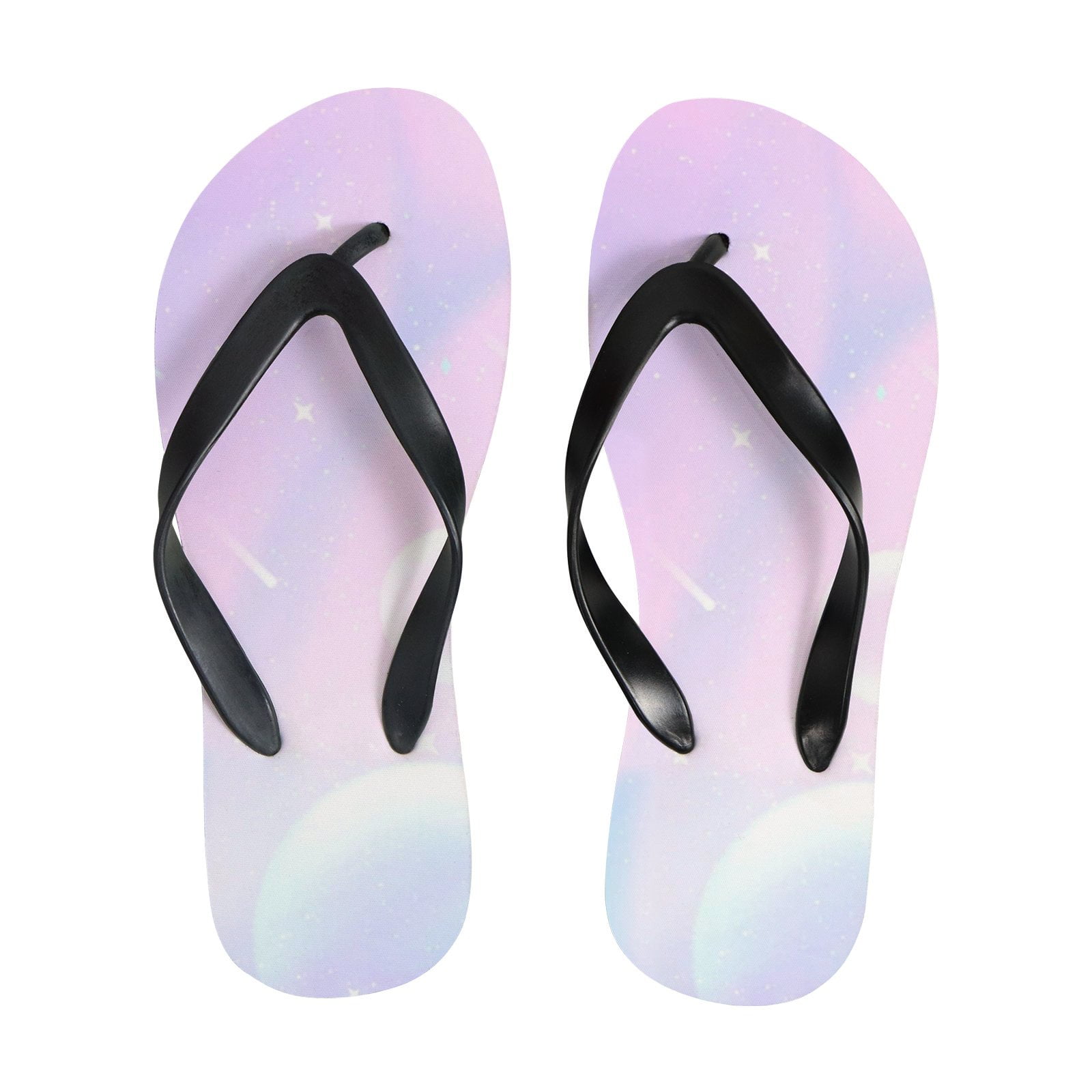 Bestwell Flip Flop Casual Non-slip, Cartoon Pastel Shooting Stars And ...