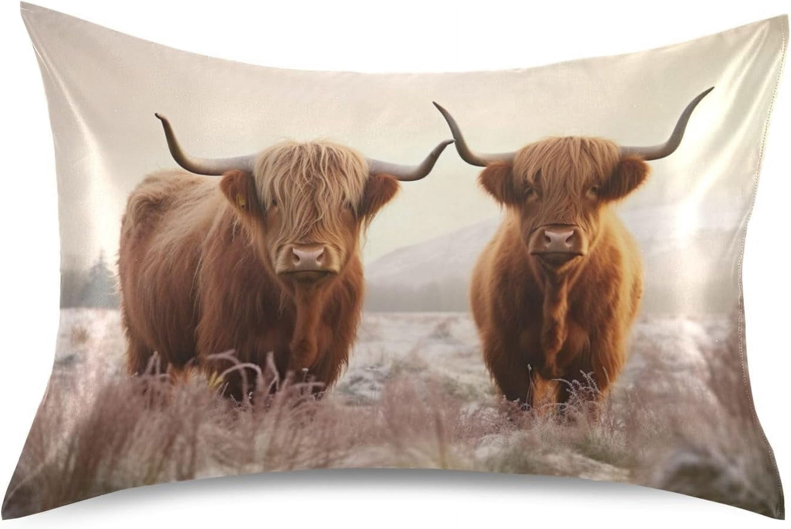 Kigai Satin Pillowcase For Hair & Skin - Cooling Elephant Design, Envelope Closure, Standard/Queen/King Sizes - View #7