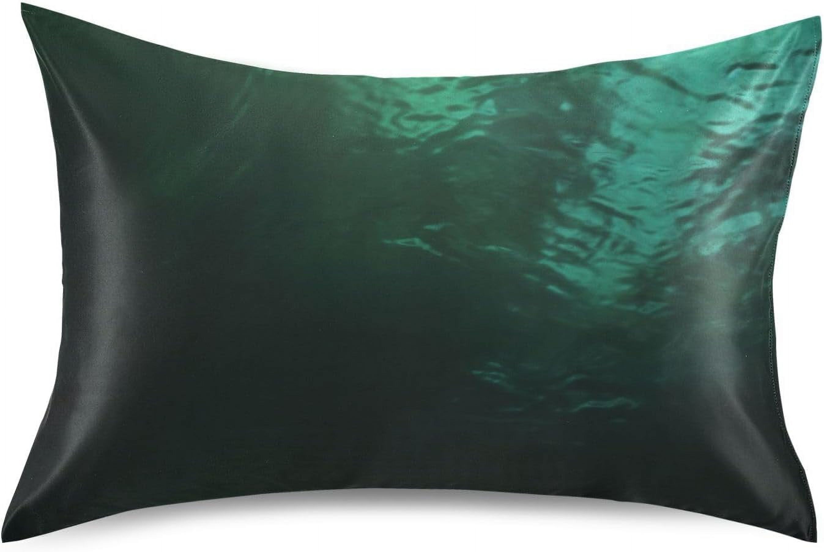 Bestwell Olive Green Pillowcase for Hair and Skin Silk Pillowcase