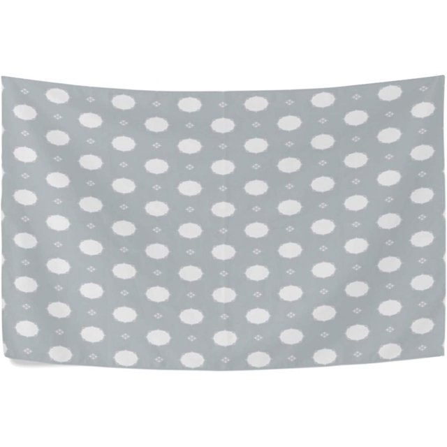 Bestwell Polka Dot Grey Tapestry Wall Hanging Tapestries Happy Colorful