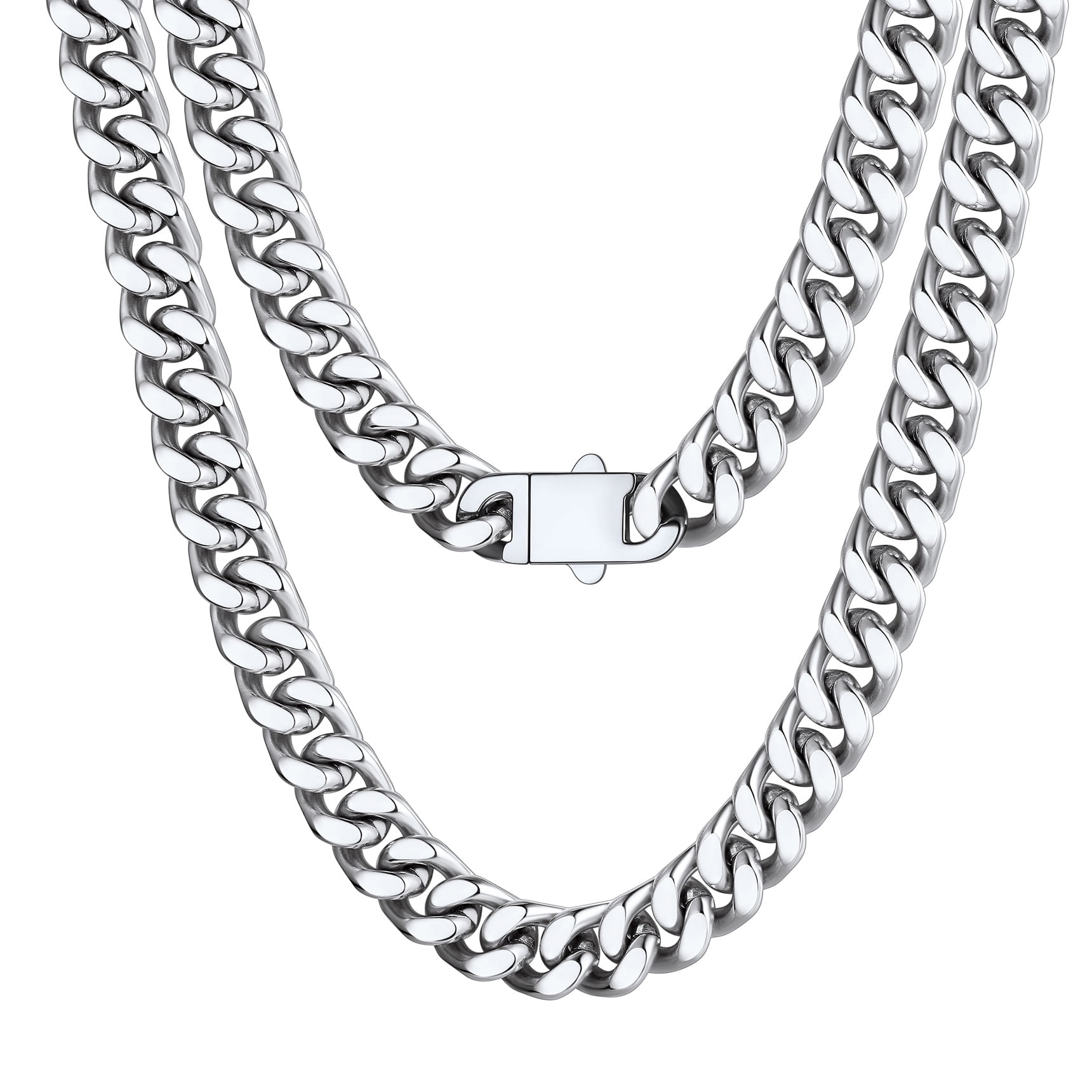 レビュー高評価の商品 Bestyle Steel Stainless Necklaces Chain Cuban Miami 12mm 自転車本体