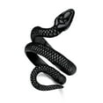 Bestyle Punk Gothic Snake Rings Fashion Stainless Steel Rings for Men