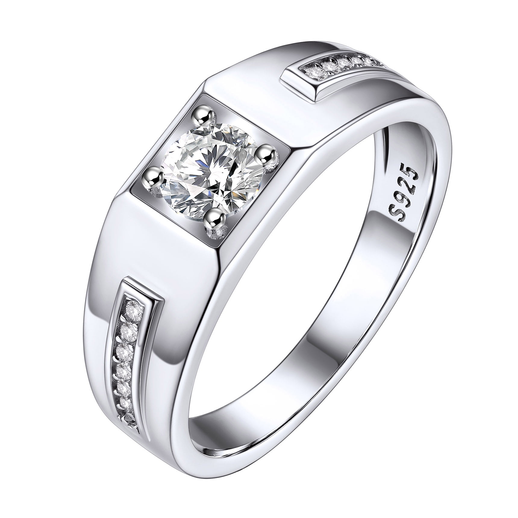 Silver Shining Love Couple Rings – GIVA Jewellery