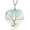 thumbnail image 1 of Bestyle Tree of Life Heart Crystal Necklaces for Women, Moonstone Necklace June Birthstone Pendant Jewelry Gift for Mother Wife, 1 of 9
