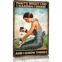 Bestylez Gardening Gifts Vintage Gardening Sign That's What I Do I Garden Tin Sign for Home Garden Greenhouse Living Room Bedroom Outdoor Decor 8X12 Inch (3166)