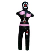 Bestzo 70 Inch MMA Grappling Dummy Unfilled, Synthetic Leather Wrestling Training Dummy for BJJ, Judo, Boxing, Martial Arts, Takedowns, Throws & Ground Training