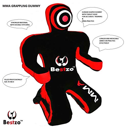 Grappling Dummy For MMA & Martial Arts - UNFILLED Punching Bag For Boxing, Judo, Jiu-Jitsu Training