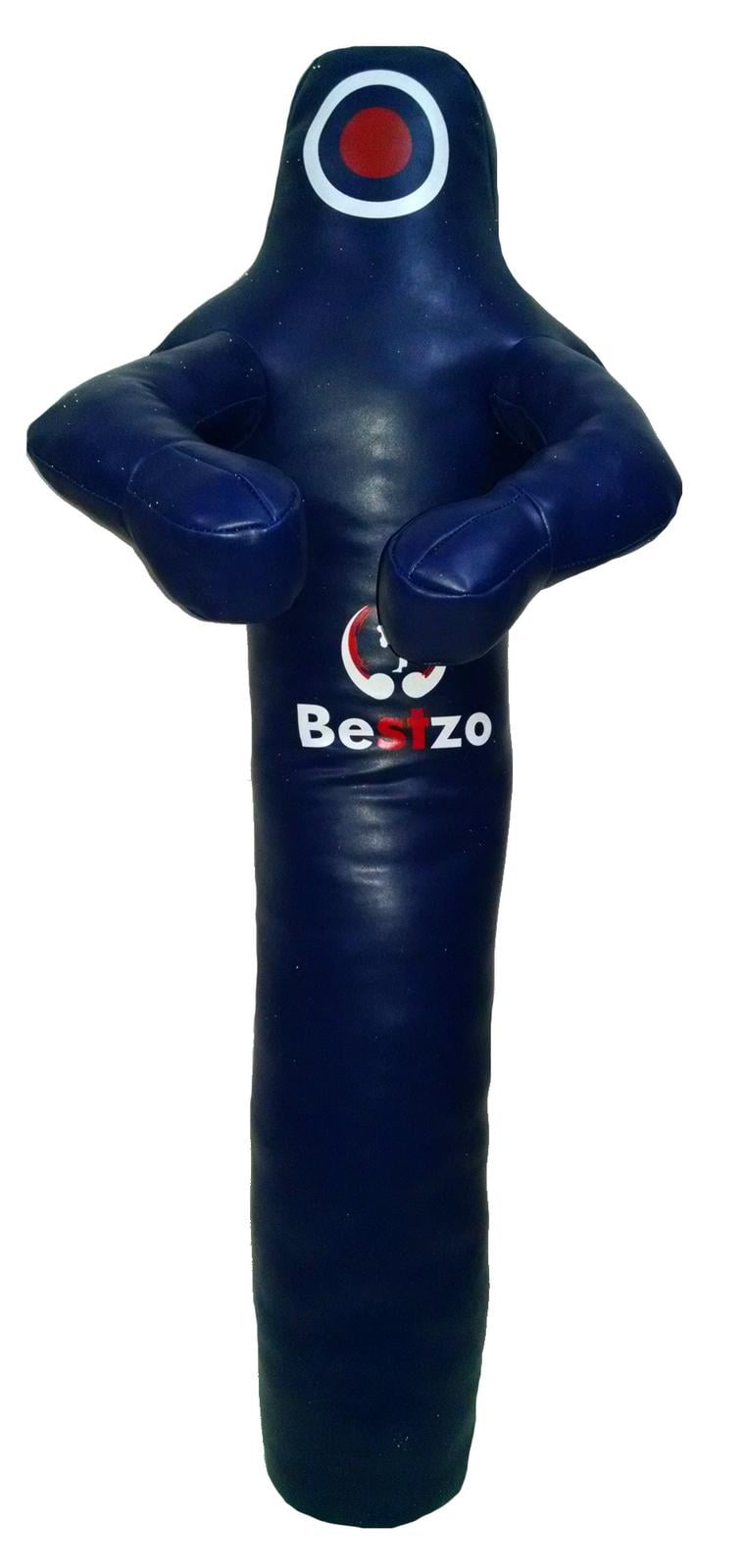 Bestzo MMA Jiu Jitsu Judo Punching Bag Grappling Dummy Blue Canvas 70 Inches
