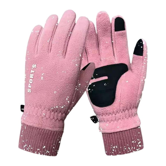 Besufy 1 Pair Unisex Winter Outdoor Gloves Skin friendly Wear Resistant Non slip Full finger Working Gloves