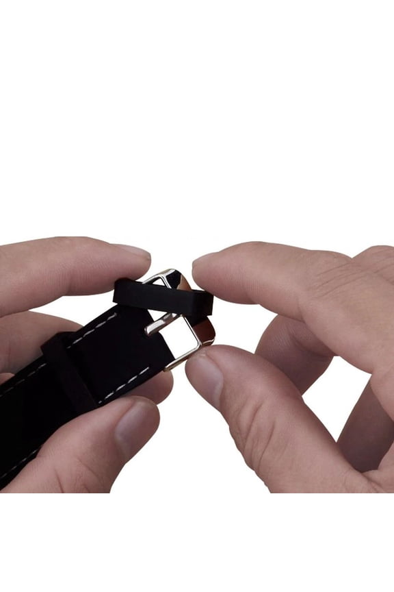 12-30mm Silicone Replacement Elastic Wrist Watch Strap Band Loop Ring Accessory