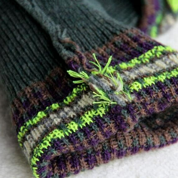 Besufy Adult Women Long Leg Warmers Winter Boot Knee High Knit Crochet Socks