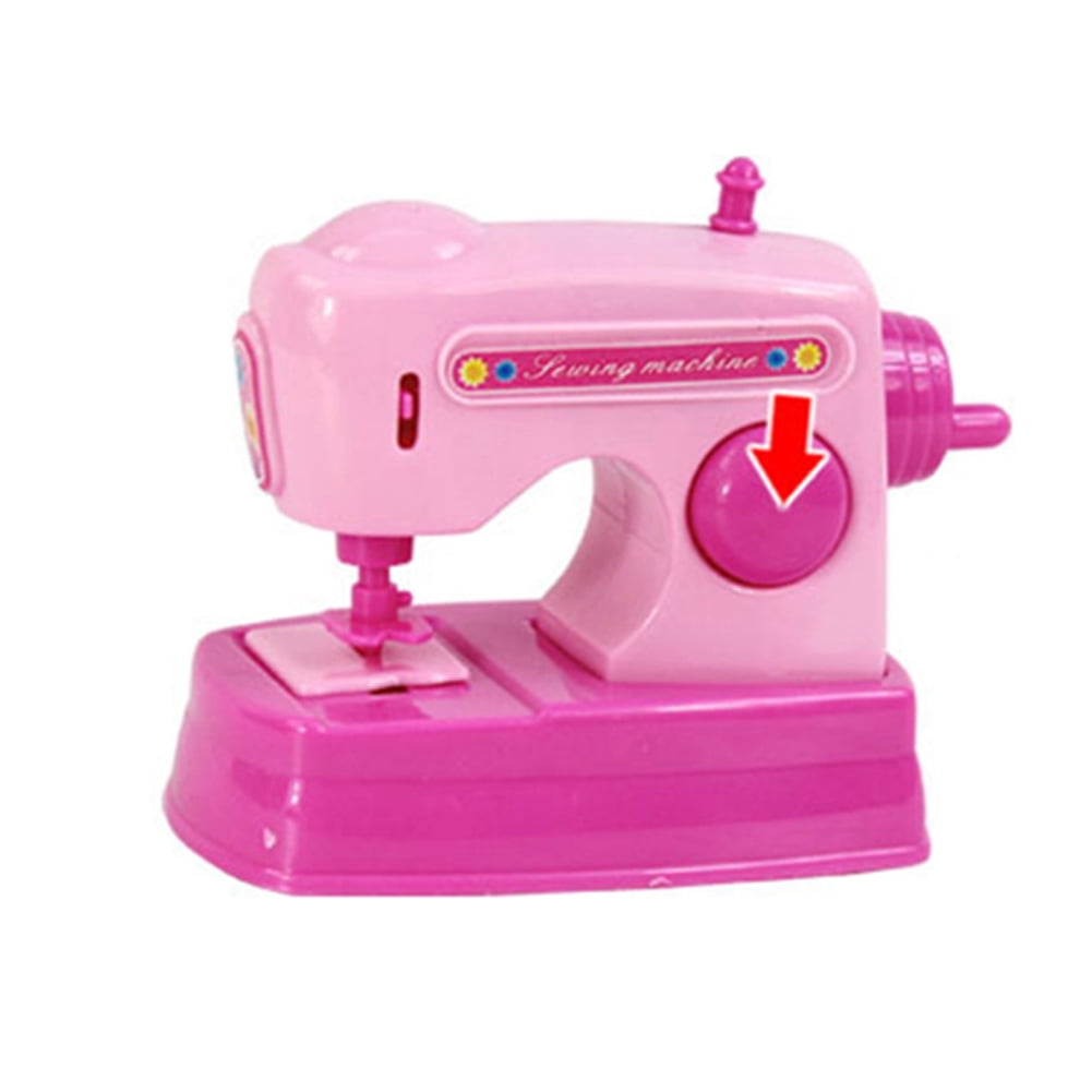 7983 Children Sewing Machine Toy Mini Pretend Play Electric Sewing
