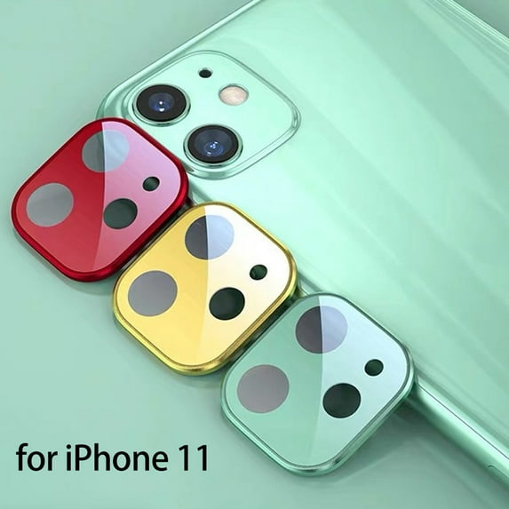 Besufy Phone Camera Lens Protector Protective Film Cover Case Red for iPhone 11
