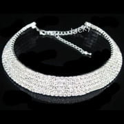 Sunjoy Tech Rhinestone Choker Necklaces for Women Dainty Diamond Choker Silver Gold Plated Crystal Choker Necklaces Bridesmaid Jewelry, Women's, Size