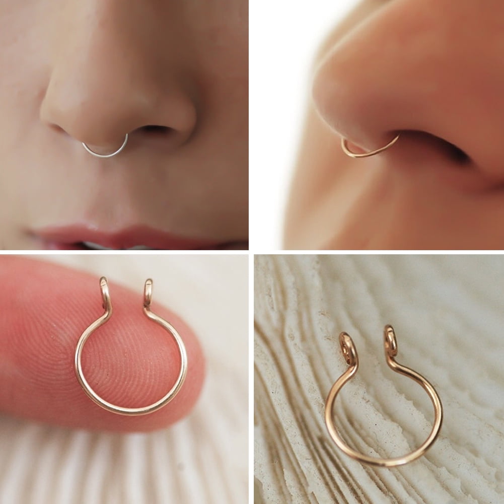 Oxidized Nose Pin for Pierced Nose | Unique and Stylish Nose Jewelry –  NEMICHAND JEWELS