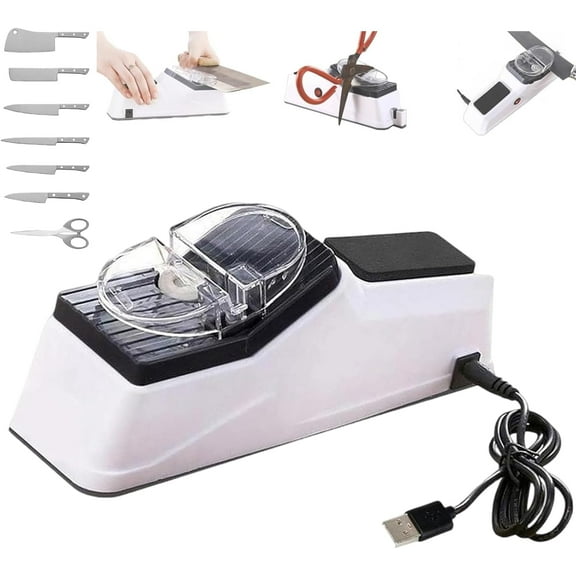 Besynersharp Pro, Electric Knife Sharpener, Quick Sharpening & Polishing, Professional Electric Knife Sharpeners for Kitchen Knives, Stable Non-slip Base (1pcs)