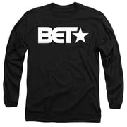 Bet Logo Unisex Adult Long-Sleeve T Shirt Medium Black