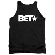 Bet Logo Unisex Adult Tank Top,Black, Medium