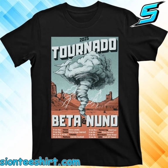 Beta And Nuno Tournado 2025 Shows Poster Shirt