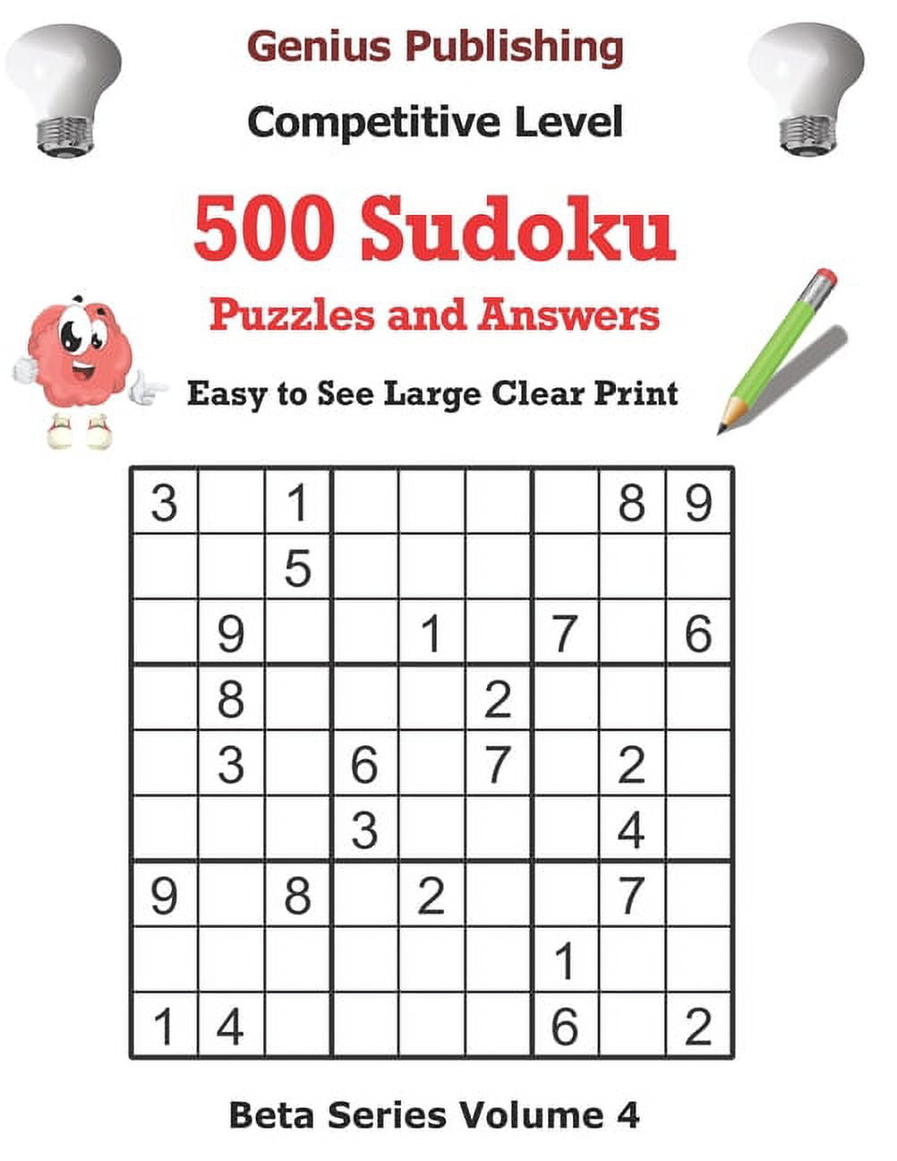 Buy 500 Championship Sudoku Puzzles and Answers Beta Series Volume