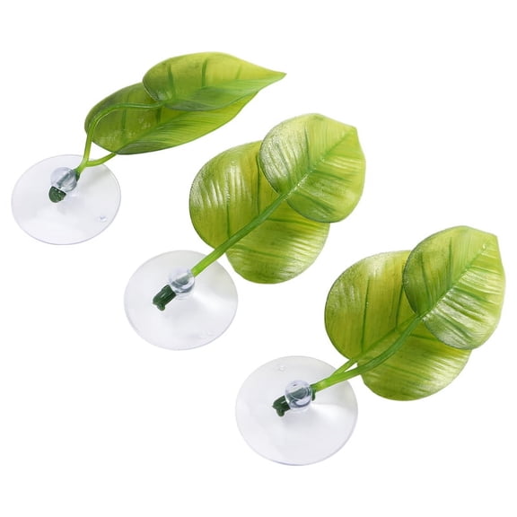 Beta Fish Hammock Plant Leaf Mat Fish Spreading Breeding Resting Bed plastic green,3 * Betta resting leaf