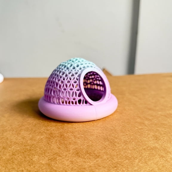 Beta Fish Tank Accessories, Beta Fish Accessories, Fish Cave, Floating Betta Hide & Shrimp Cave – 3d Printed Aquarium Hammock, Feeding Ring & Resting Spot for Betta Fish, Shrimp & Small Fish, S