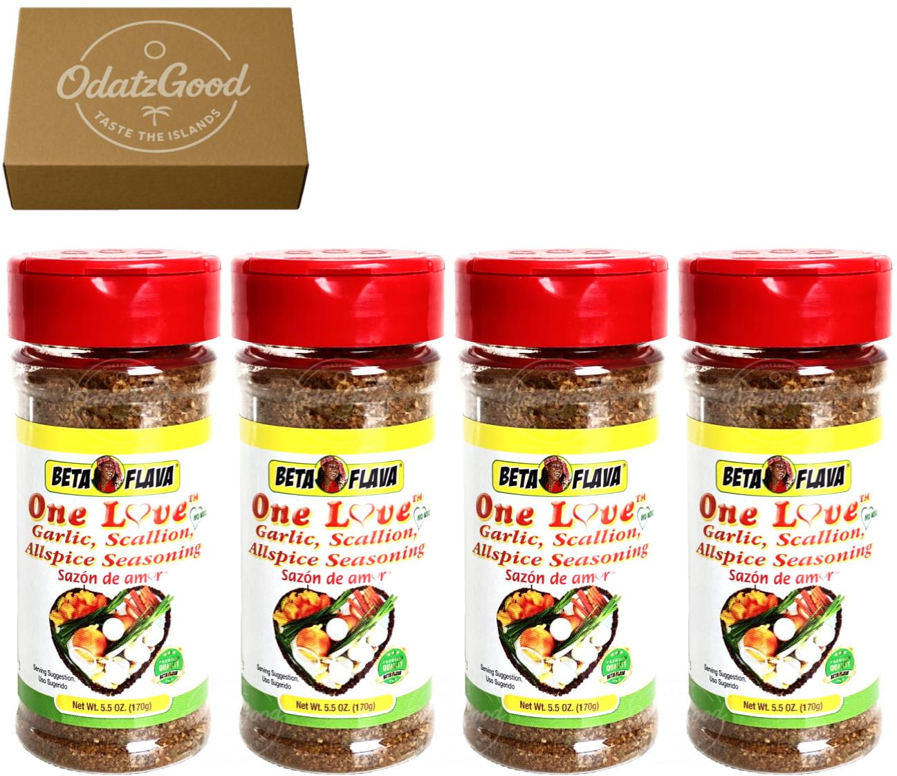 Beta Flava Garlic Scallion 5.5oz (170g) 4-Pack – Curated & Packaged by ODatzGood