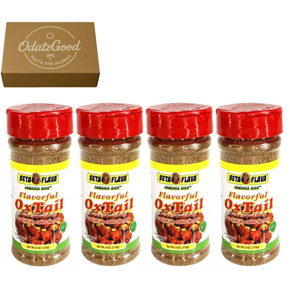 Beta Flava Oxtail Seasoning 6oz (170g) 4-Pack  Curated & Packaged by ODatzGood