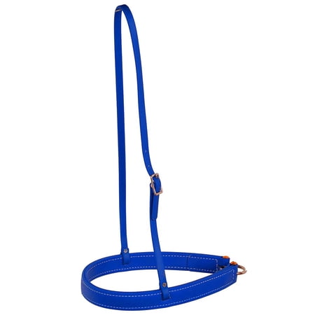 Beta Horse Noseband With Ring Bolt Royal Blue By Berlin Leather