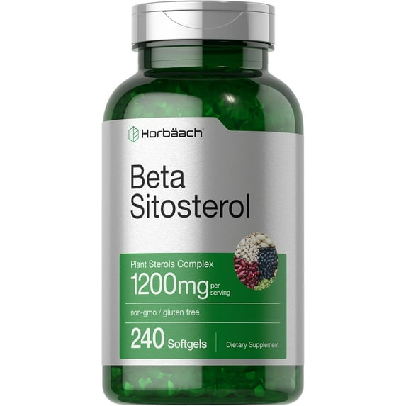 Beta Sitosterol 1200mg | 240 Softgels | Mega Strength | For Men and Women | by Horbaach