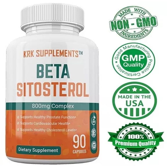 Beta Sitosterol 800mg Prostate Super Support Cholesterol Urinary Bladder