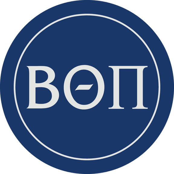 Beta Theta Pi Car Decal Sticker - Officially Licensed Fraternity Window Sticker, Full Color Circle Logo Design