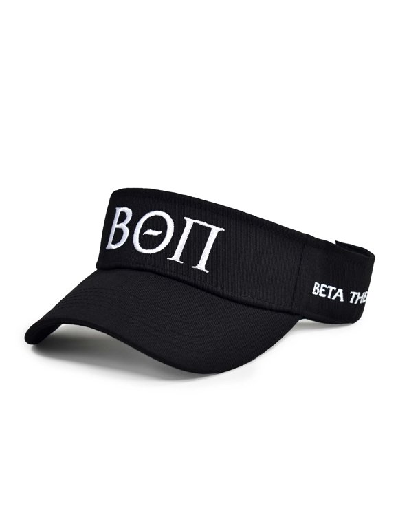 Beta Theta Pi Fraternity Visor Hat Black