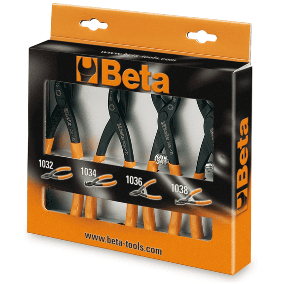 Beta Tools USA 1031/S4-SET OF 4 CIRCLIP PLIERS